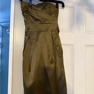 Teeze Me Olive Strapless Dress